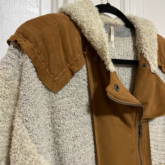 Free People Mixed Medium Knit Jacket - Picture 5 of 8